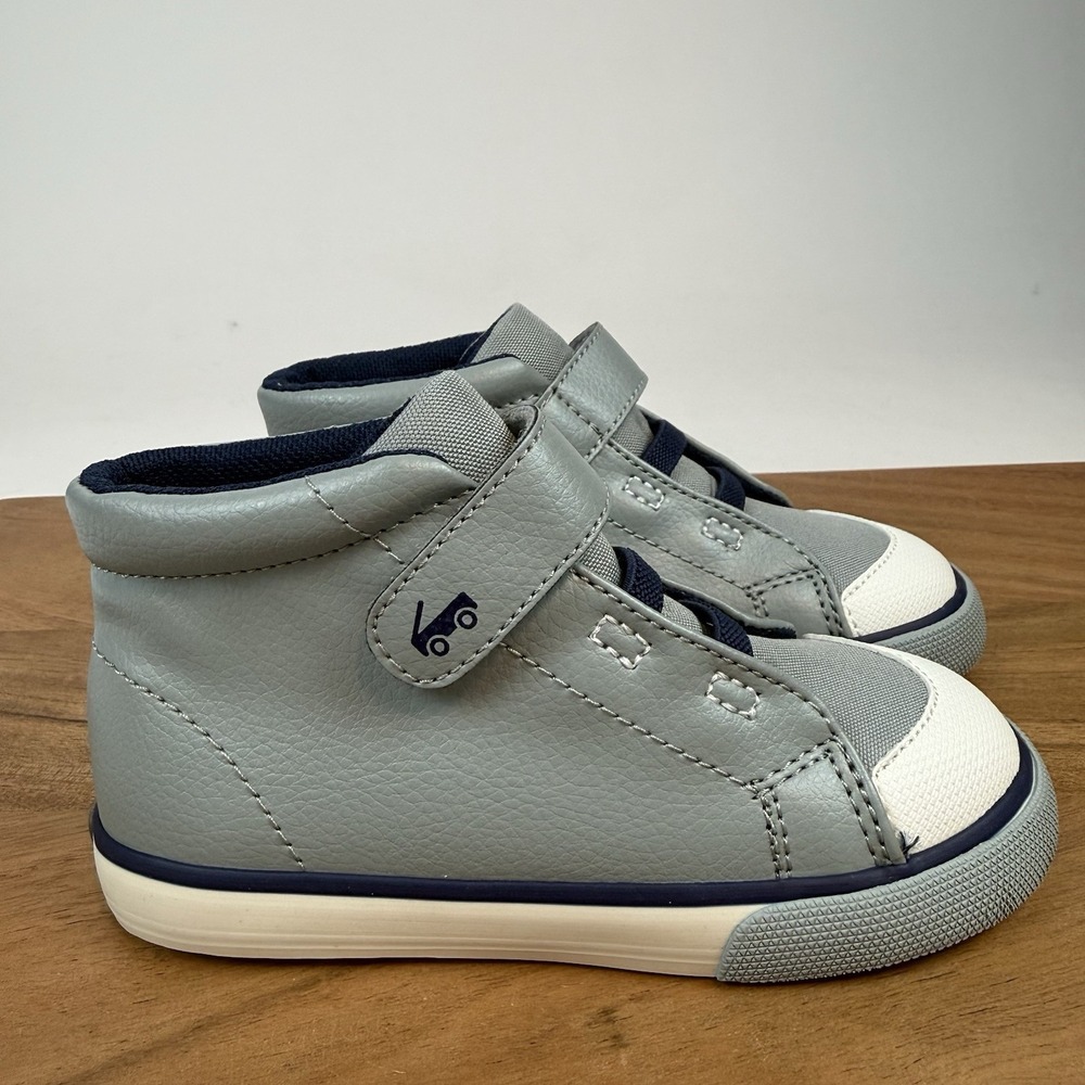 New Little Kids Boys See Kai Run Drew‎ First Walker Gray Sneakers Shoes Sz 9 C